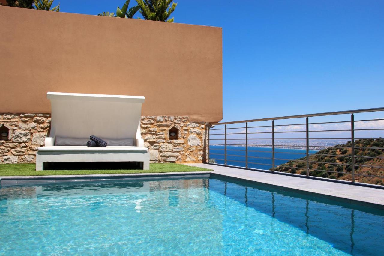 Design Villa Nicol - Heated Pool - Summer Kitchen Heraklion (Crete) Exterior foto