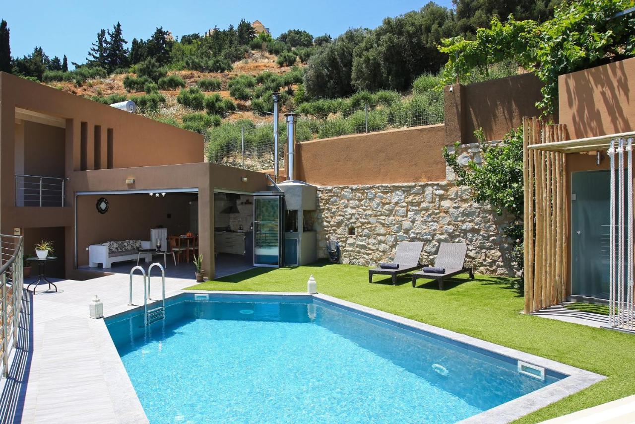 Design Villa Nicol - Heated Pool - Summer Kitchen Heraklion (Crete) Exterior foto