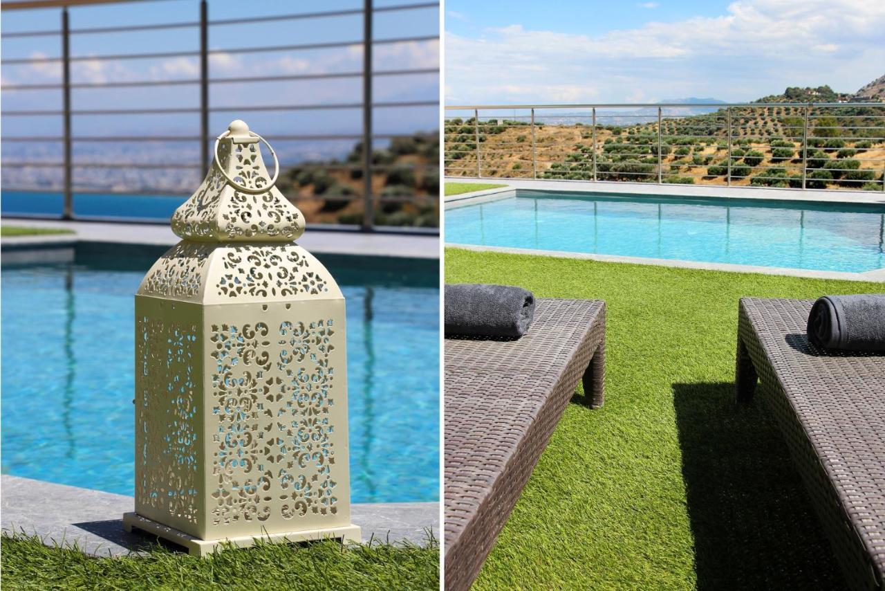 Design Villa Nicol - Heated Pool - Summer Kitchen Heraklion (Crete) Exterior foto