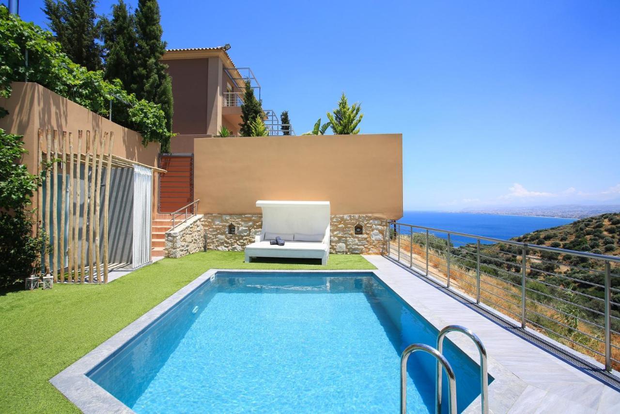 Design Villa Nicol - Heated Pool - Summer Kitchen Heraklion (Crete) Exterior foto